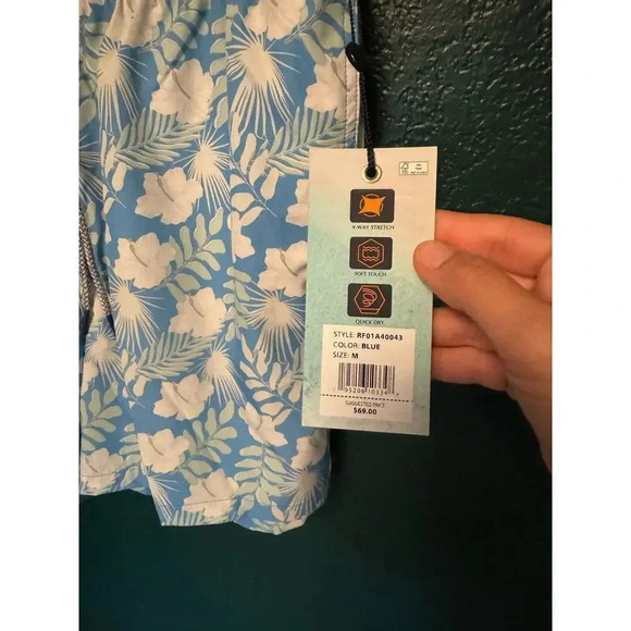 NWT Rainforest Men's Swim Shorts Trunks MOOD INDIGO Anchors - Picture 2 of 3